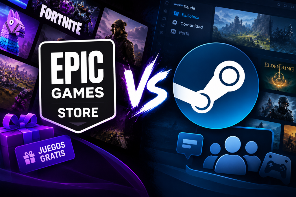 Epic Games vs. Steam: ¿quién gana la batalla del PC?